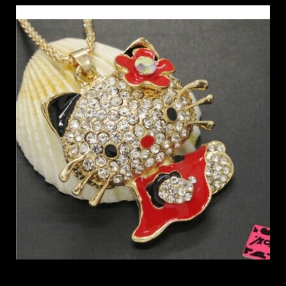 5/50$Betsey Johnson Hello Kitty Collab Necklace - Picture 3 of 3